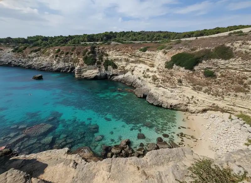 Strand von Porto Miggiano — Strand (freier Zugang)